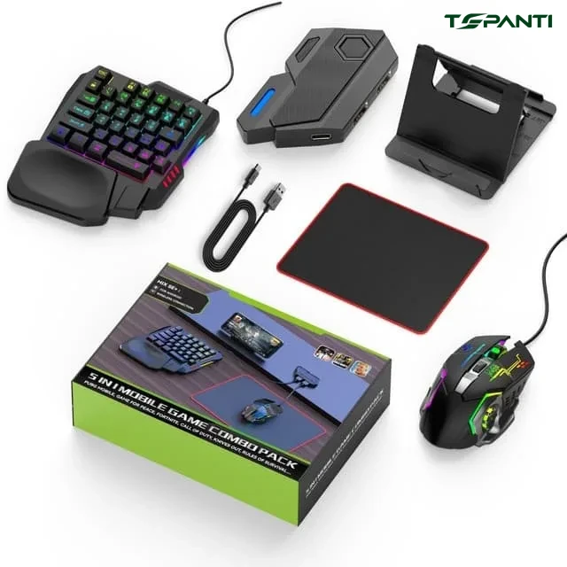 AMC TECH 5 In 1 Mobile Gaming combo