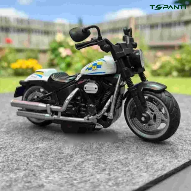 Mini Police Bike Die-Cast Model P0525