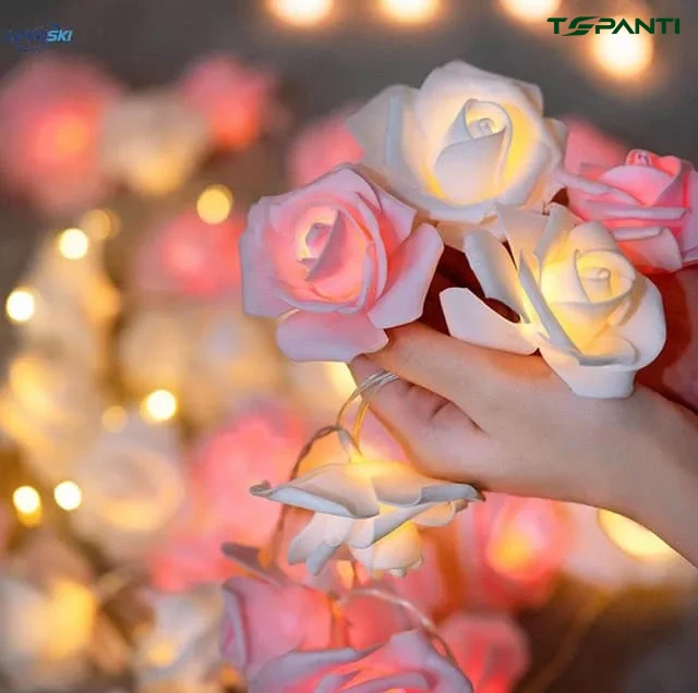 Rose Fairy Light with 80 LED Roses
